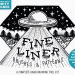 Fine Liner Brush & Pattern Tool Kit - Affinity Designer Image