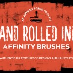 Hand Rolled Ink Affinity Designer Brushes Hand Rolled Ink Affinity Designer Brushes Image