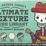 Ultimate Texture Brush Library for Affinity Designer Image