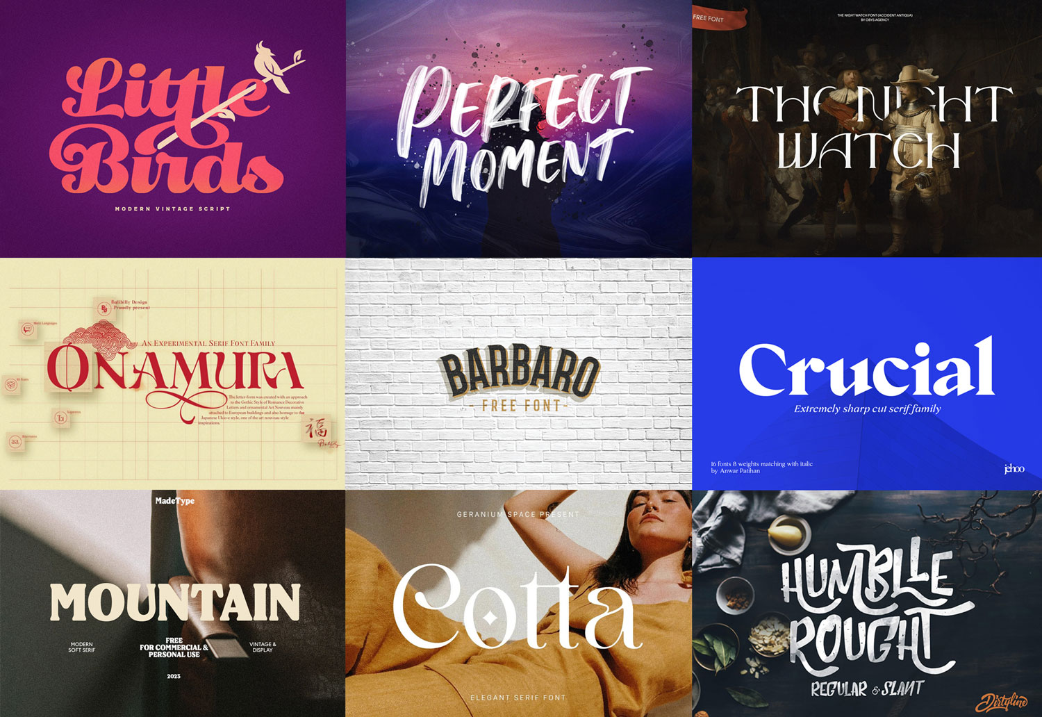 Free Downloadable Fonts