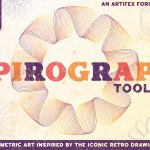 Spirograph Brush & Texture Toolkit for Adobe Illustrator Image
